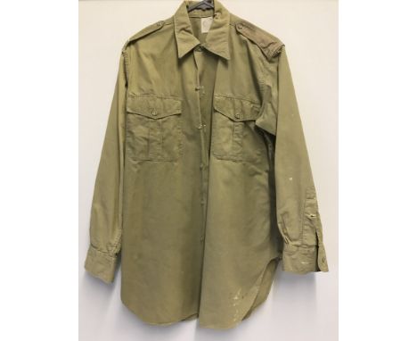 WWII French Army shirt.  Size 38/40.