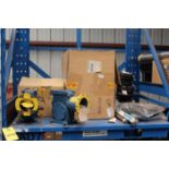 Contents of Pallet Rack Shelf, Spare Parts, (No Pallet) | (Storage Building 1)