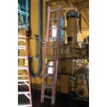 20' Fiberglass Extension Ladder | (High Rise 2)