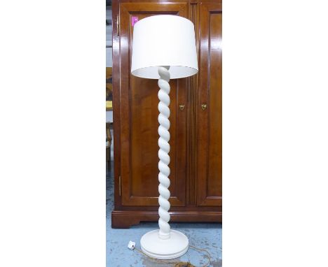 VAUGHAN FLOOR LAMP, with shade (with faults), 151cm excluding shade. 