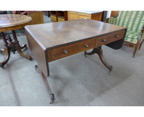 A George IV mahogany sofa table