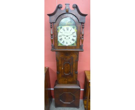 A Victorian mahogany 8-day longcase clock