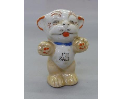 A Bonzo ceramic 'I'm Salt' salt shaker. 
