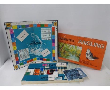 A boxed Subbuteo "Angling" game of skill.