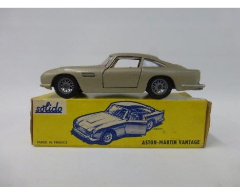 SOLIDO - Aston Martin DB5 Vantage No. 130, in excellent  condition, yellow box very good.