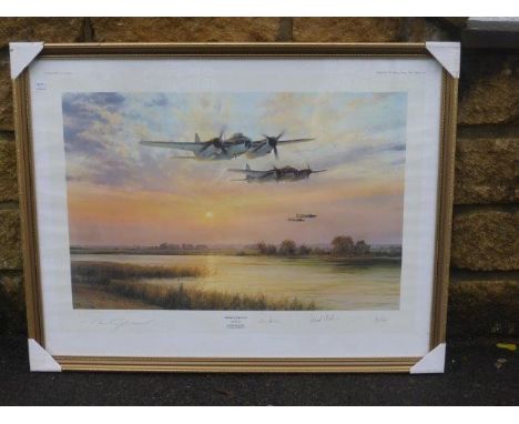 Robert Taylor signed limited edition print 753/1250 "Broken Silence" signed by Sir Ivor Broom, Leonard Cheshire VC, John Cunn