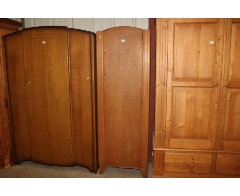 A Lebus single door wardrobe 