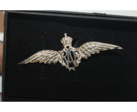 A vintage Sterling silver RAF sweetheart brooch 