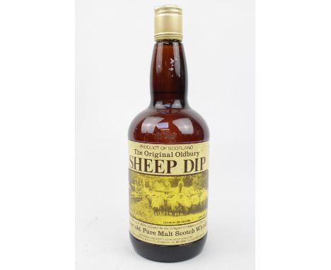 Sheep Dip 8 Year Old Scotch Whisky from M. J. Dowdeswell &amp; Co 75cl with Yellow label and gold screw top 