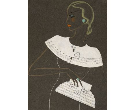 * Fashion designs. A collection of original drawings by Patricia Forbes, 1935-1938, 17 pencil or pen &amp; ink studies on car