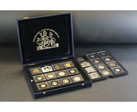 A Westminster Mint Historic coins of Great Britain coin collection within display case and together with COA's together with 