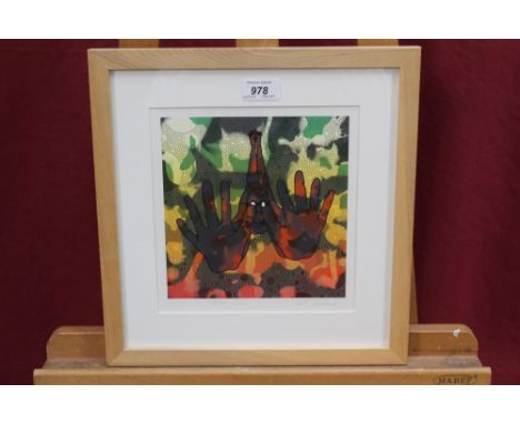 Dale Devereux Barker (b.1962) signed artists proof lithograph - Perfect Finish, made at The Curwen Press, in glazed frame, 22