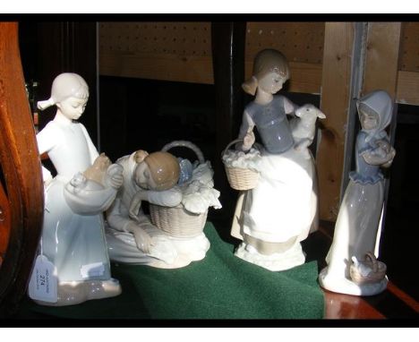 Nao and Lladro figures 