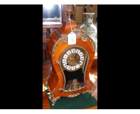 A 44cm high French style mantel clock 