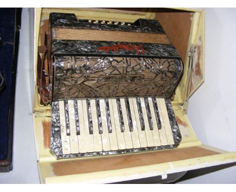 An Italian piano accordion 