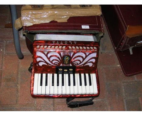An Alotta piano accordion 