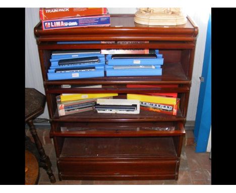 A Globe Wernicke three section bookcase 