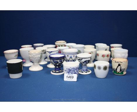 Twenty seven various Egg Cups
