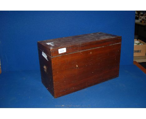 A Wooden Tool Box (no key).