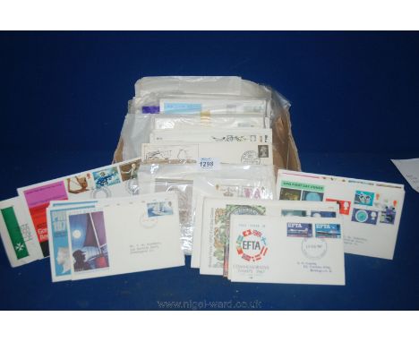 A quantity of First Day Covers including Northern Ireland, Links with the past, Churchill centenary with Woodstock, Oxford po