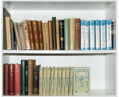 Austen (Jane) [The Novels], edited by R. Brimley Johnson, 6 vol. in 10, mixed editions, frontispieces, 1 or 2 ink ownership i