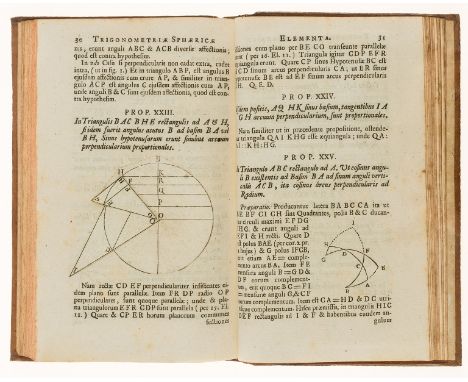 Mathematics.- Euclid. Euclidis Elementorum libri priores sex, item undecimus &amp; duodecimus, edited by John Keill, translat