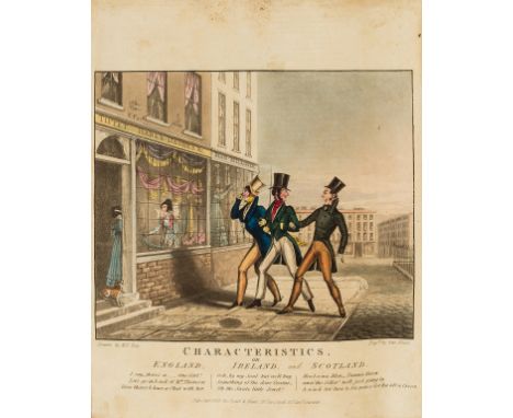 Scrap album.- Collector's album for the year 1826, with over 100 prints and drawings, including 20 fashion plates of ladies d