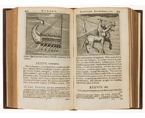 Falconer Madan's copy.- Fables &amp; Astronomy.- Hyginus (Gaius Julius) Mythographi Latini, 2 parts in 1, first edition, engr