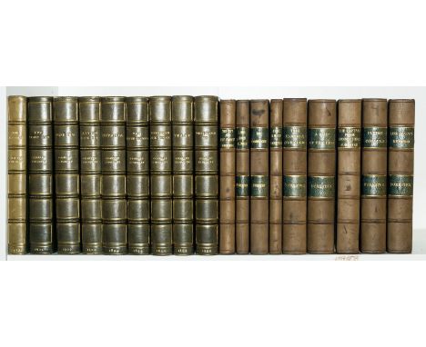 Bindings.- Kingsley (Charles) [Works], 9 vol., near contemporary uniform half-calf, gilt, lightly sunned spines, 1888-1918 § 