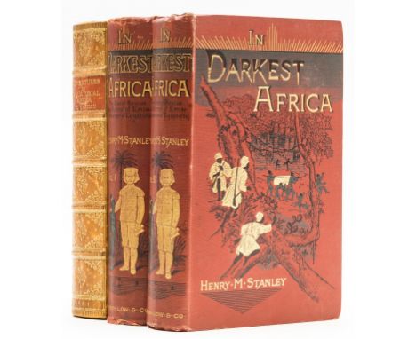 NO RESERVE Africa.- Stanley (Henry Morton) In Darkest Africa, 2 vol., first edition, frontispieces, plates and illustrations,