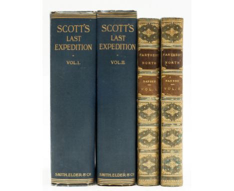NO RESERVE Polar.- Scott (Captain Robert) Scott's Last Expedition, 2 vol., second edition, portrait frontispieces, plates and