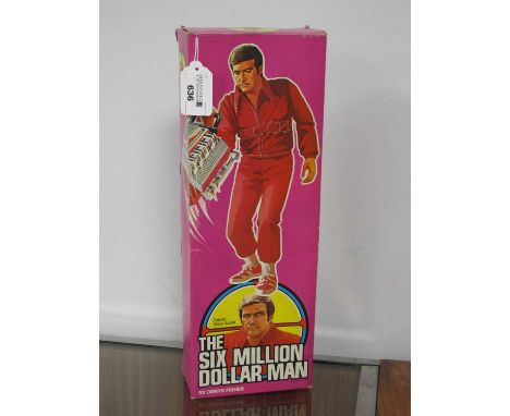 A Colonel Steve Austin'The Six Million Dollar Man' Plastic Action Figure by Denys Fisher, including original box insert, engi