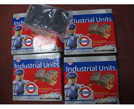 Four Bachmann #UE311 Underground Ernie Industrial Units, boxed.