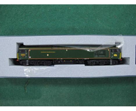 A Bachmann 'N' Gauge Cased Class 60 Diesel Locomotive, Ref No. 371.350Z "Isambard Kingdom Brunel", GWR green livery, R/No. 60