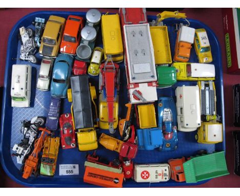 A Collection of Predominantly Continental Diecat Model Vehicles, to include, Marklin VW Variant 16L, Siko VW bus, Marklin Por