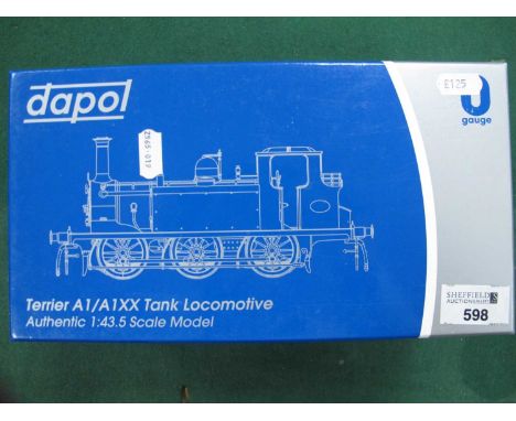 A Dapol 'O' Gauge/7mm Ref No 7S-010-001 Class AIX "Terrier" Tank Steam Locomotive, BR black, R/No 32655, good u/t boxed condi