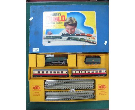 A Hornby Dublo "OO" Gauge/4mm Ref No. EDP15 Passenger Train Set, three rail comprising a Class A4 4-6-2 "Silver King" Steam L