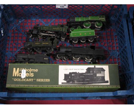 A Millholme Models 'OO' Gauge/4mm part built Landy 4-6-4 Baltic Tank Steam Locomotive; built/painted to a good standard, fitt