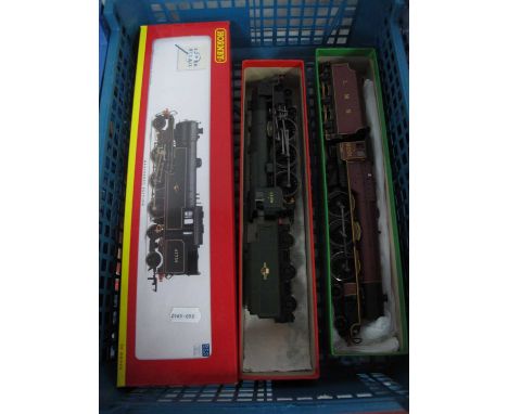 Three Hornby (China) Steam Locomotives, A Ref No. R30007 2-6-4 Thompson Class L1 Tank, BR black (weathered) R/No. 67759 (good