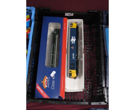 A Bachmann 'OO' Gauge/4mm Ref No 32-679DS Class 45 diesel locomotive BR green R/No D27 slight damage to the body, also DCC so