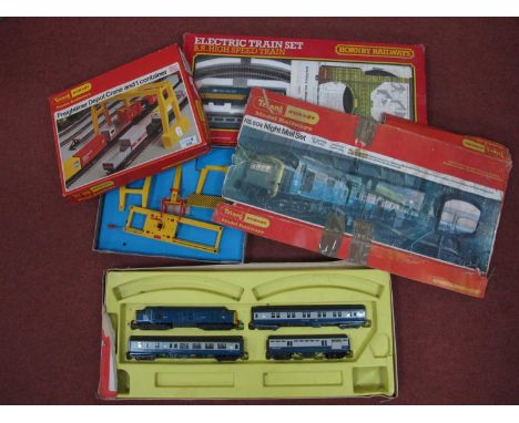 A Hornby "OO" Gauge/4mm Ref No. RS.6014 "Night Mail" Railway Set, comprising a Co-Co Diesel R/No. D6830 and three coaches (al