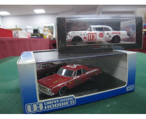 Two 1:43 Scale Diecast Model Vehicles, comprising of TSM Model 1954 Buick Century #113 La Carrera Panamericana, Univeral Hobb