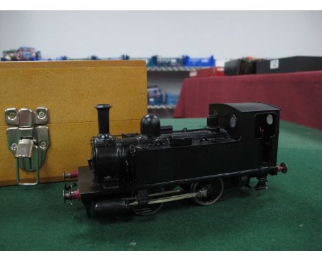 A Kit Built 'O' Gauge/7mm SR/BR B4 Tan Steam Locomotive, built to a good standard, currently finished overall satin black (no