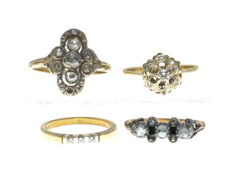 Some set with diamonds, largest ring size is 19.