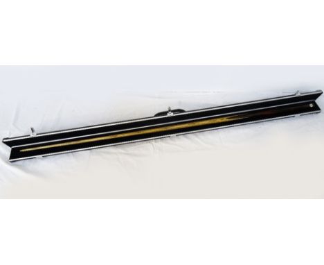 ONE PIECE SNOOKER CUE'Phoenix Cue Supreme', with ash shaft, 146.3cm long, with 'Peradon Halo' carrying case