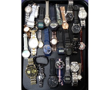 SELECTION OF LADIES AND GENTLEMEN'S WRISTWATCHESincluding Fossil, DKNY, Casio, Sekonda, Pulsar, Next, Rotary, Swatch and Accu