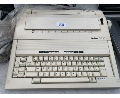 A BROTHER AX-15 TYPEWRITER 