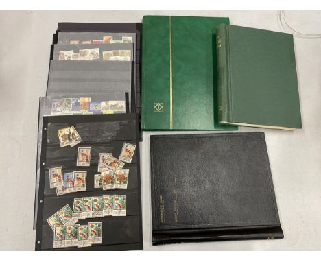 AN ACCUMULATION OF BRITISH COMMONWEALTH TO INCLUDE ADEN TO 10R , TRINIDAD , AUSTRALIA , NIGERIA PLUS A STOCKBOOK WITH USEFUL 