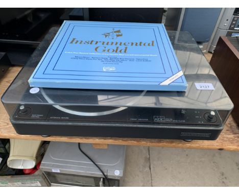 AN AUDIO DYNAMICS CORPORATION RECORD PLAYER 