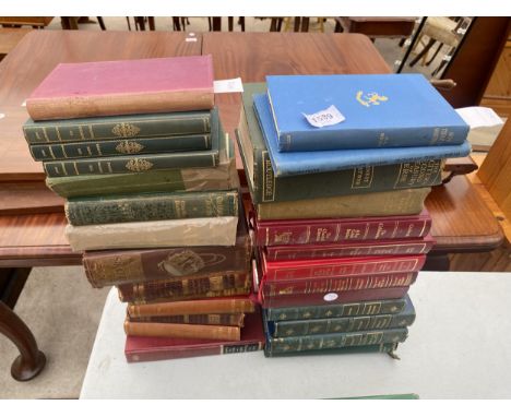 AN ASSORTMENT OF VINTAGE HARDBACK BOOKS 